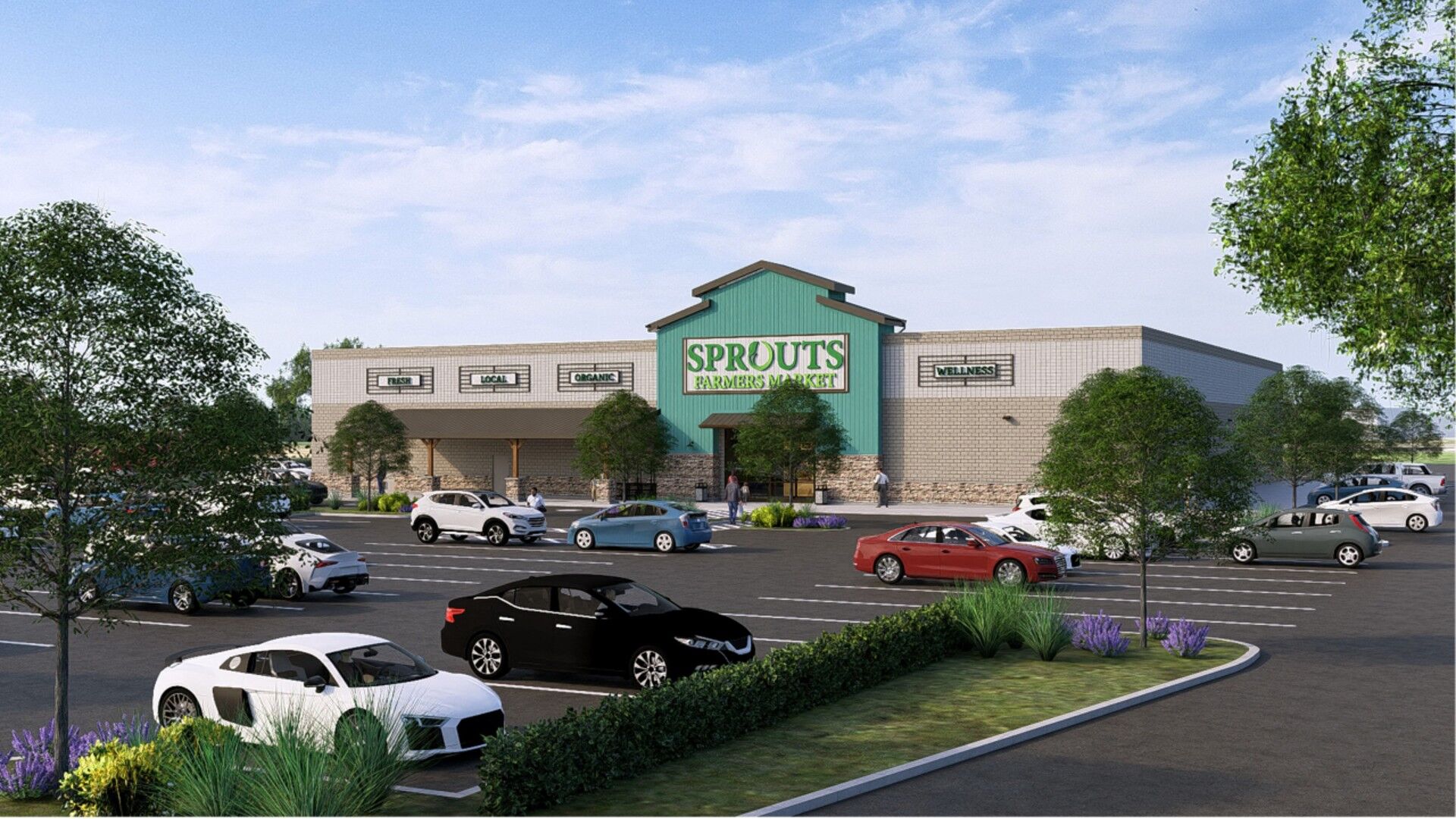 Sprouts Farmers Market - Lower Macungie rendering - closeup